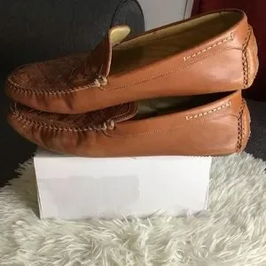 JOHNSTON MURPHY Sheepskin Weave Slip On Loafers Size 11 M 25-0306 J7 Preowned Johnston & Murphy | Shoes | Johnston Murphy Sheepskin Weave  main image 4